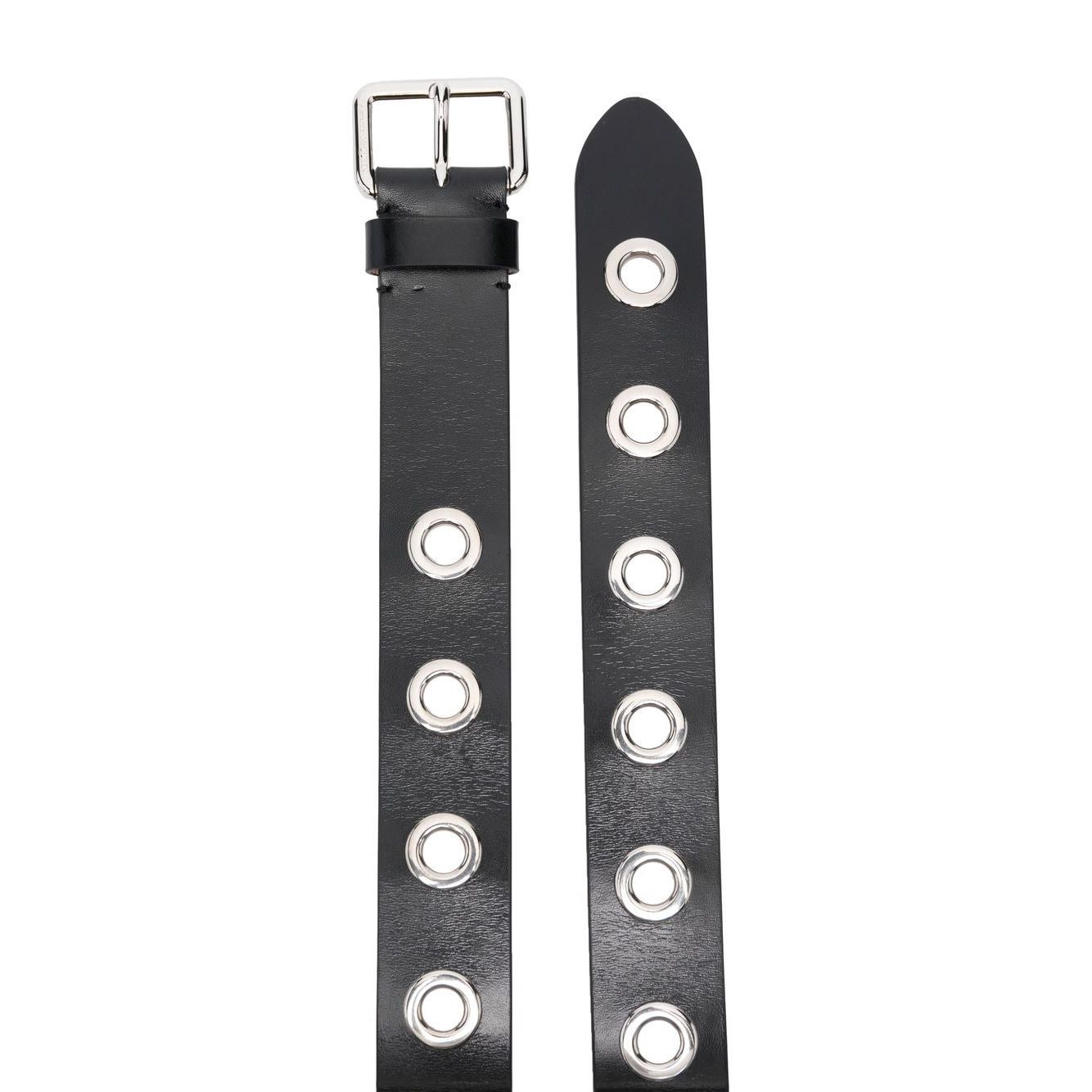 Alexander McQueen Eyelets leather belt