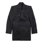 Balenciaga Hourglass Virgin Wool Double-breasted Blazer