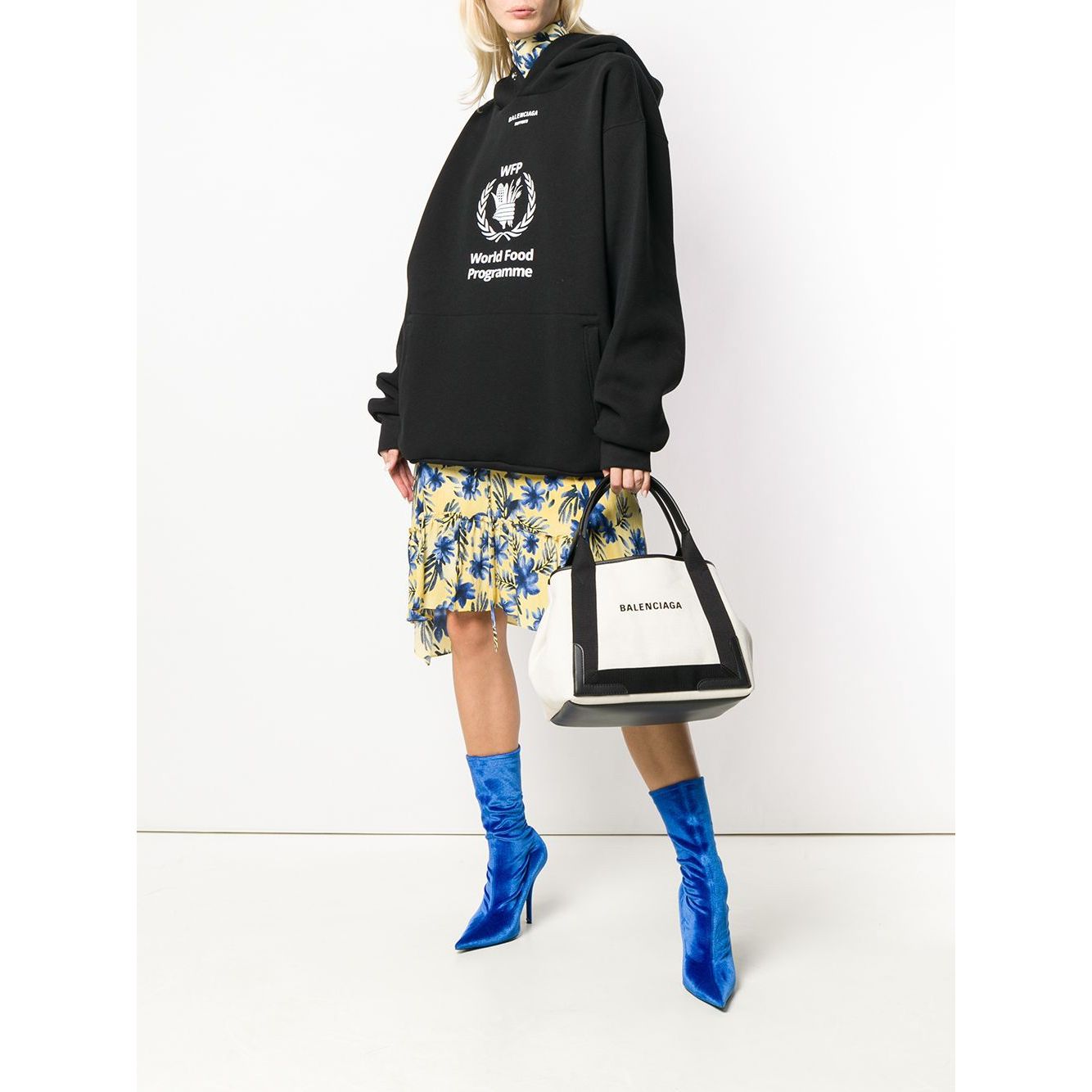 Balenciaga canvas tote with removable pouch Handbag