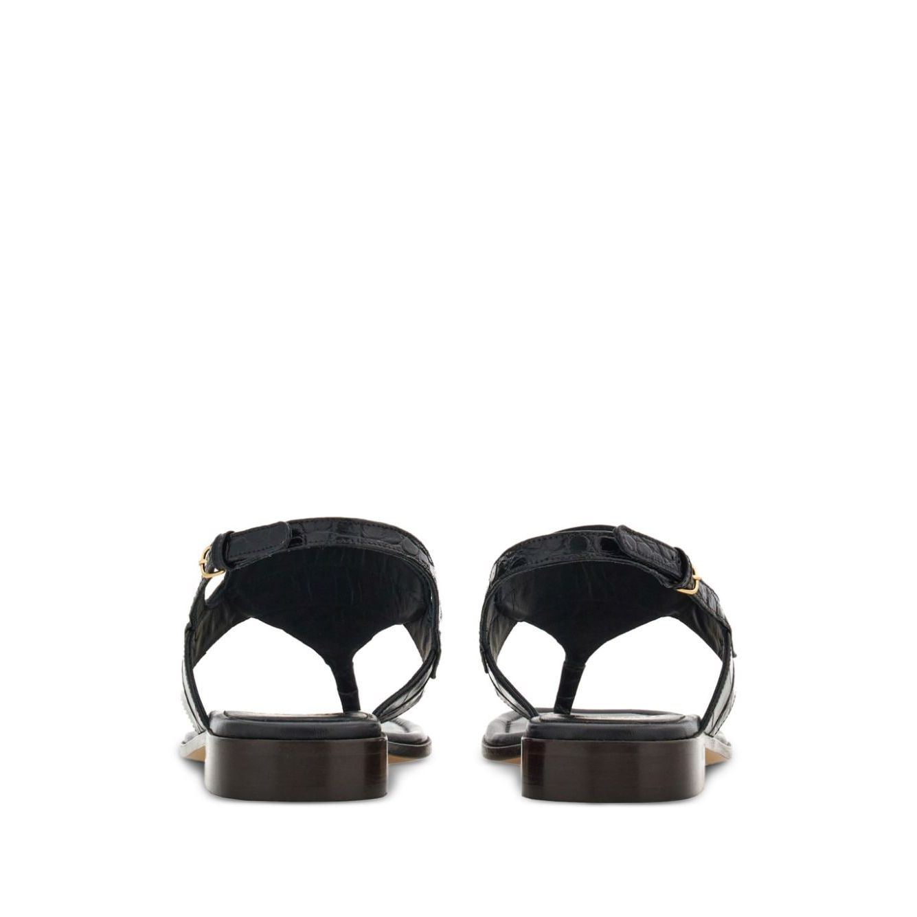 Ferragamo Gancini-buckle Leather Sandals