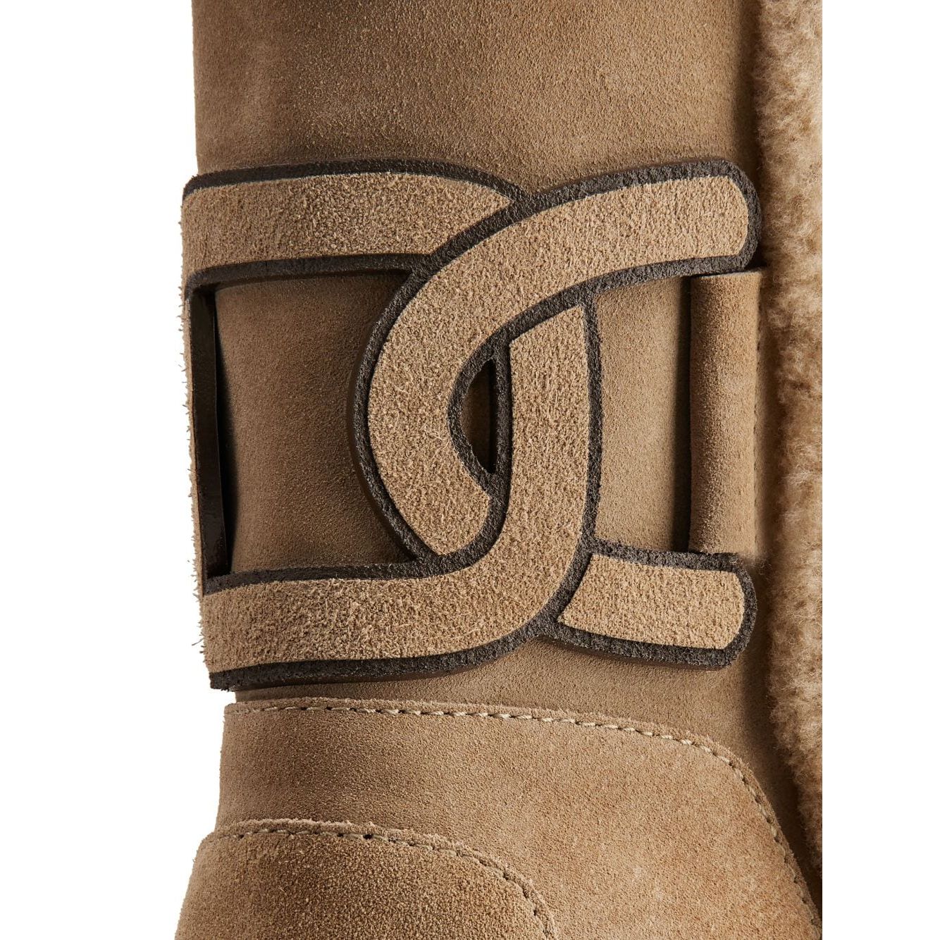 Tod's Kate suede and shearling ankle boots