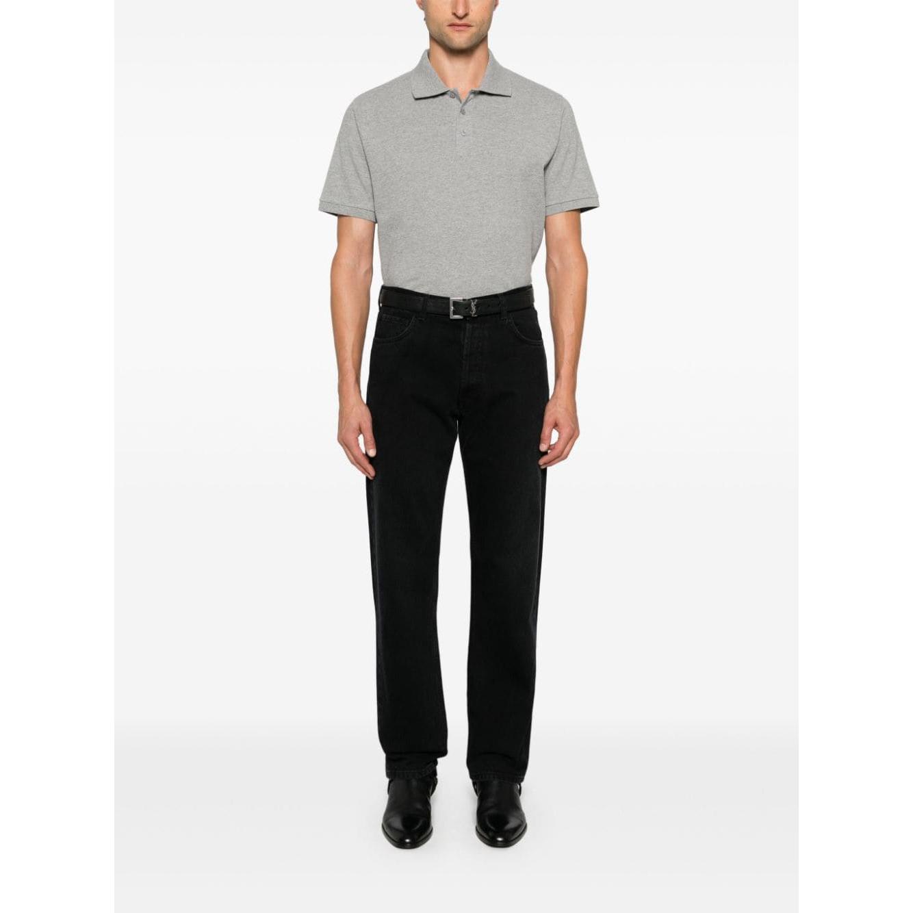 Saint Laurent T-shirts and Polos Grey