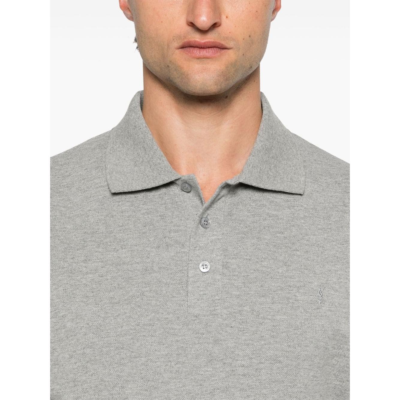 Saint Laurent T-shirts and Polos Grey