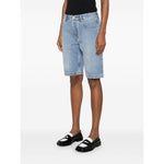 The Attico Shorts Clear Blue