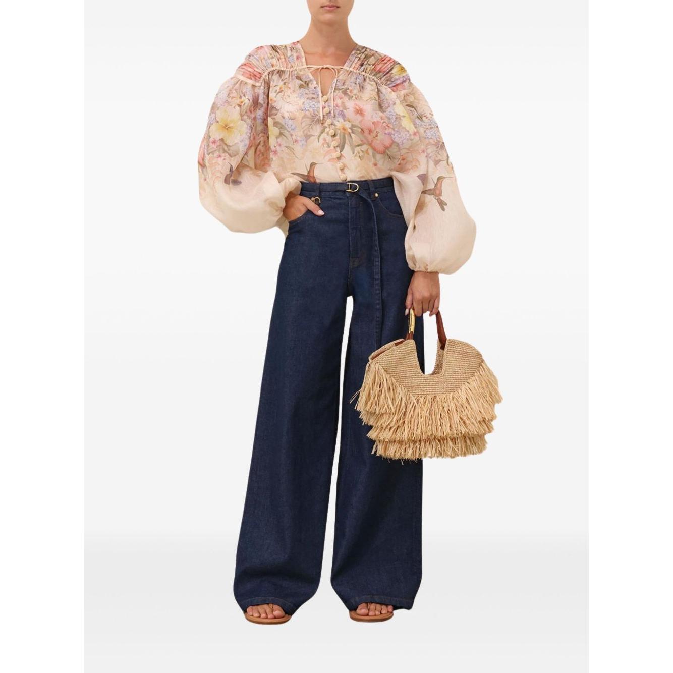 Zimmermann Shirts Ivory