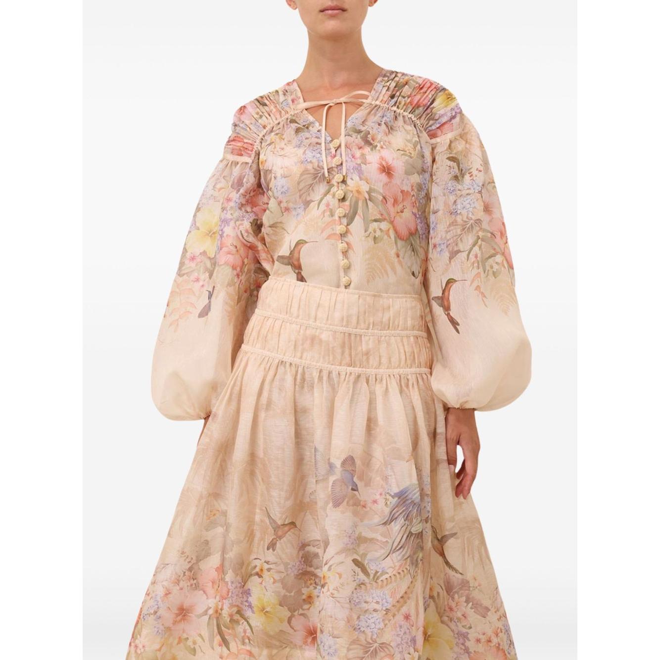 Zimmermann Shirts Ivory