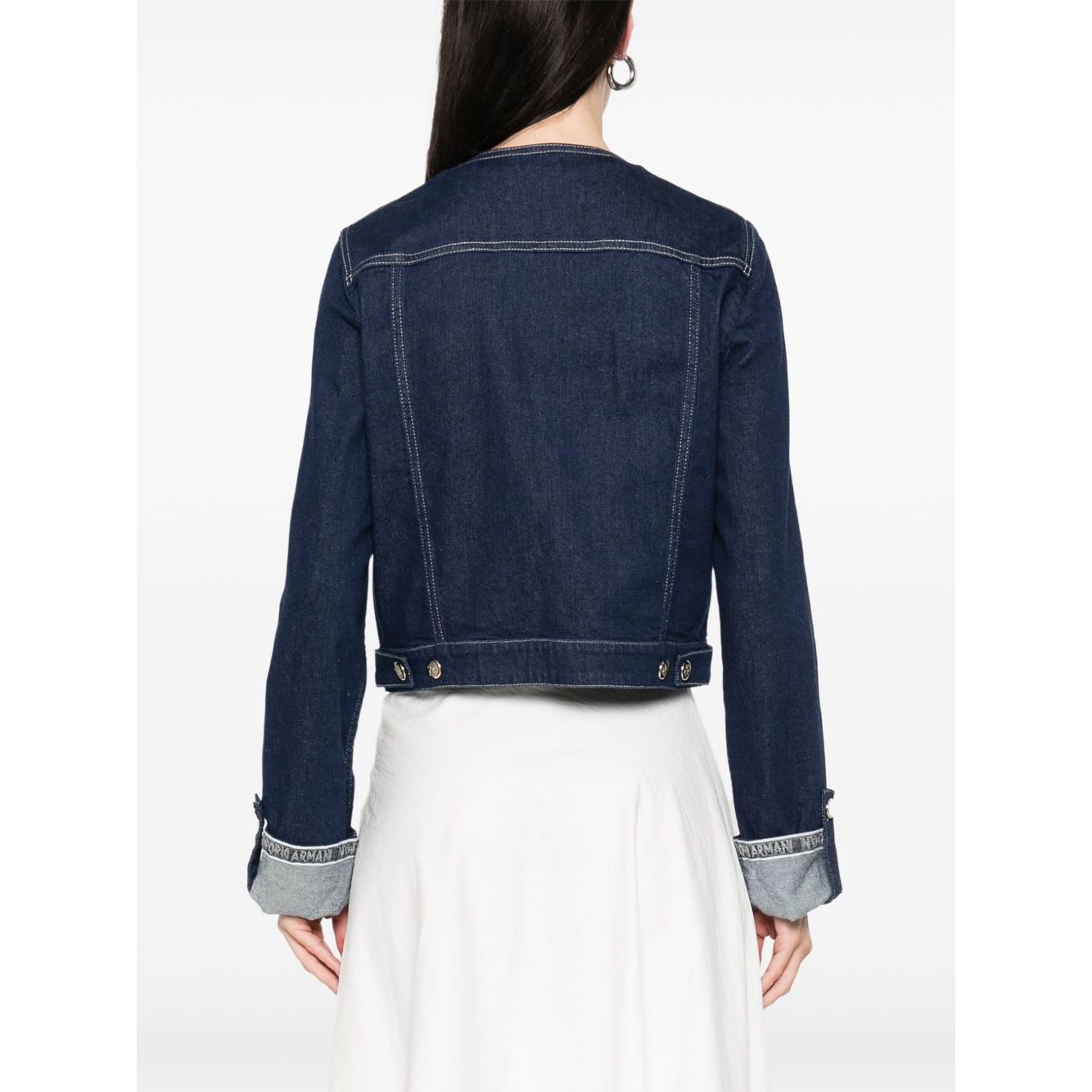 Emporio Armani Coats Blue