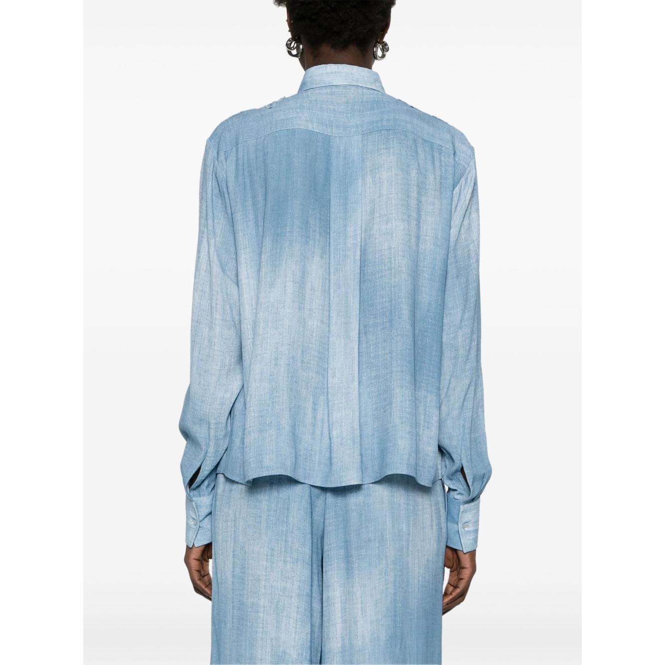 Ermanno Scervino Shirts Clear Blue
