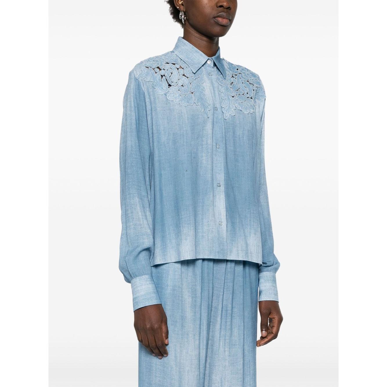 Ermanno Scervino Shirts Clear Blue