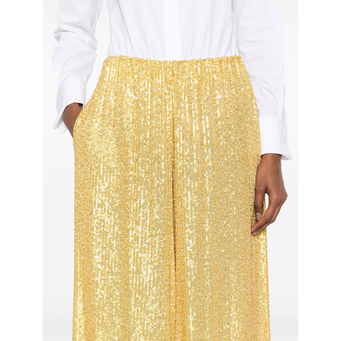 Norma Kamali Trousers Yellow