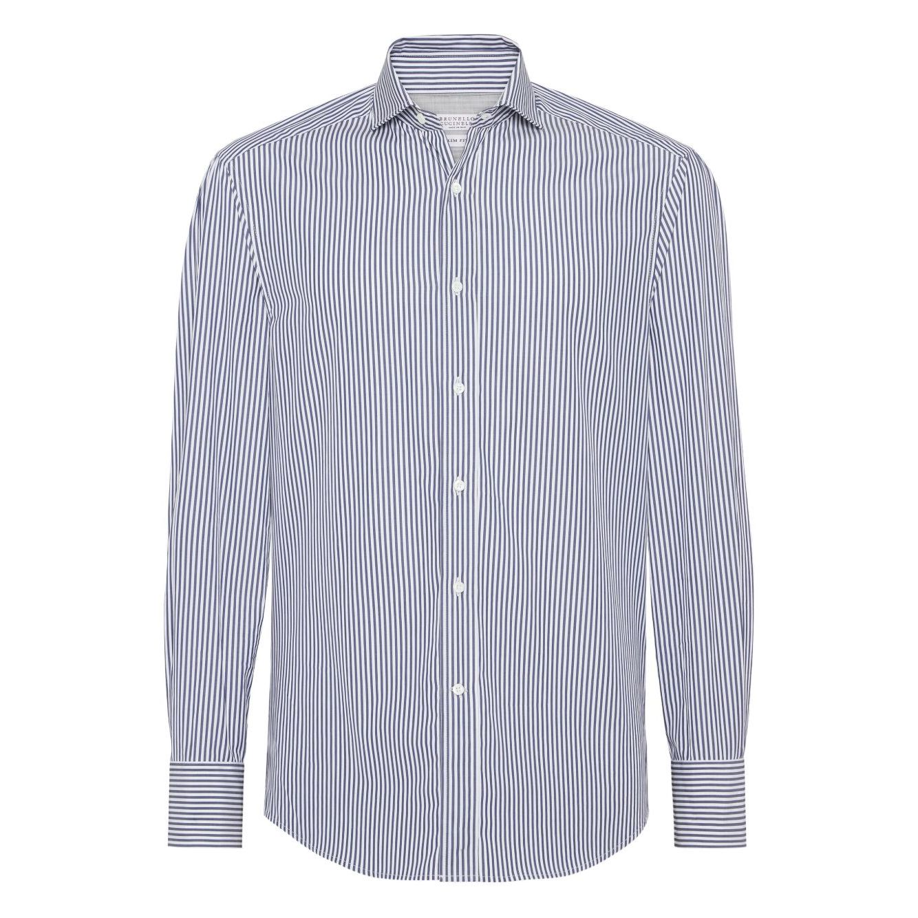 Brunello Cucinelli Shirts Blue Shirts