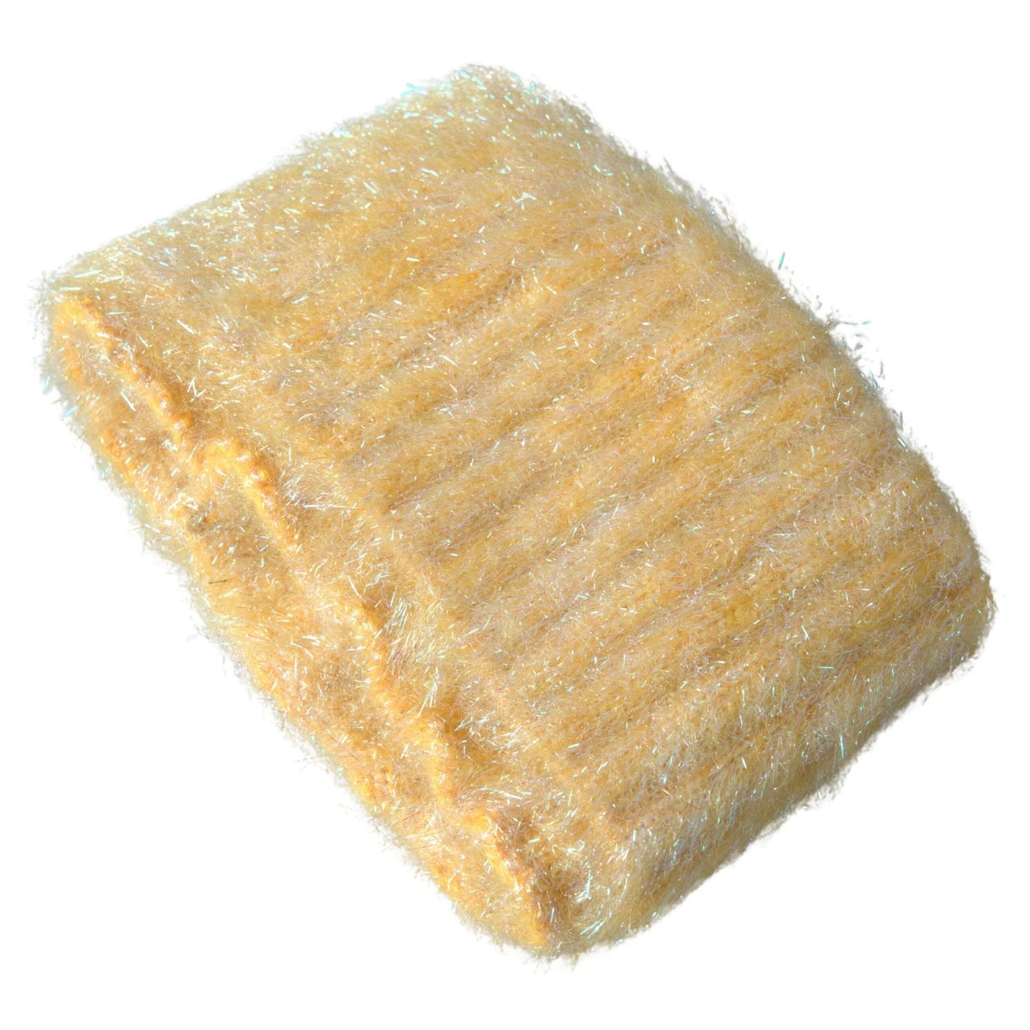 Dolce & Gabbana Yellow Polyester Mohair Fiber Neck Wrap Scarf