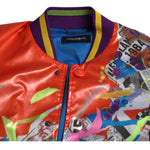 Dolce & Gabbana Elegant Orange Bomber Jacket - Men's Luxury Outerwear Dolce & Gabbana Sienna