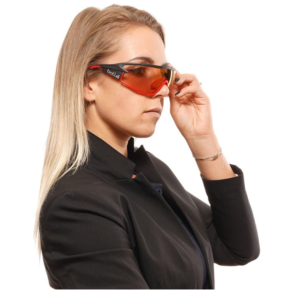 Bolle multicolor unisex sunglasses with orange photochromatic lenses and full-rim plastic frame, offering 100% UVA & UVB protection.