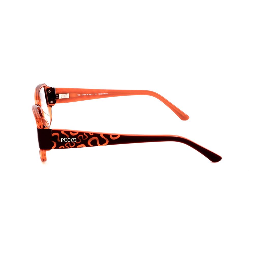 Emilio Pucci Orange Plastic Glasses (Frames)