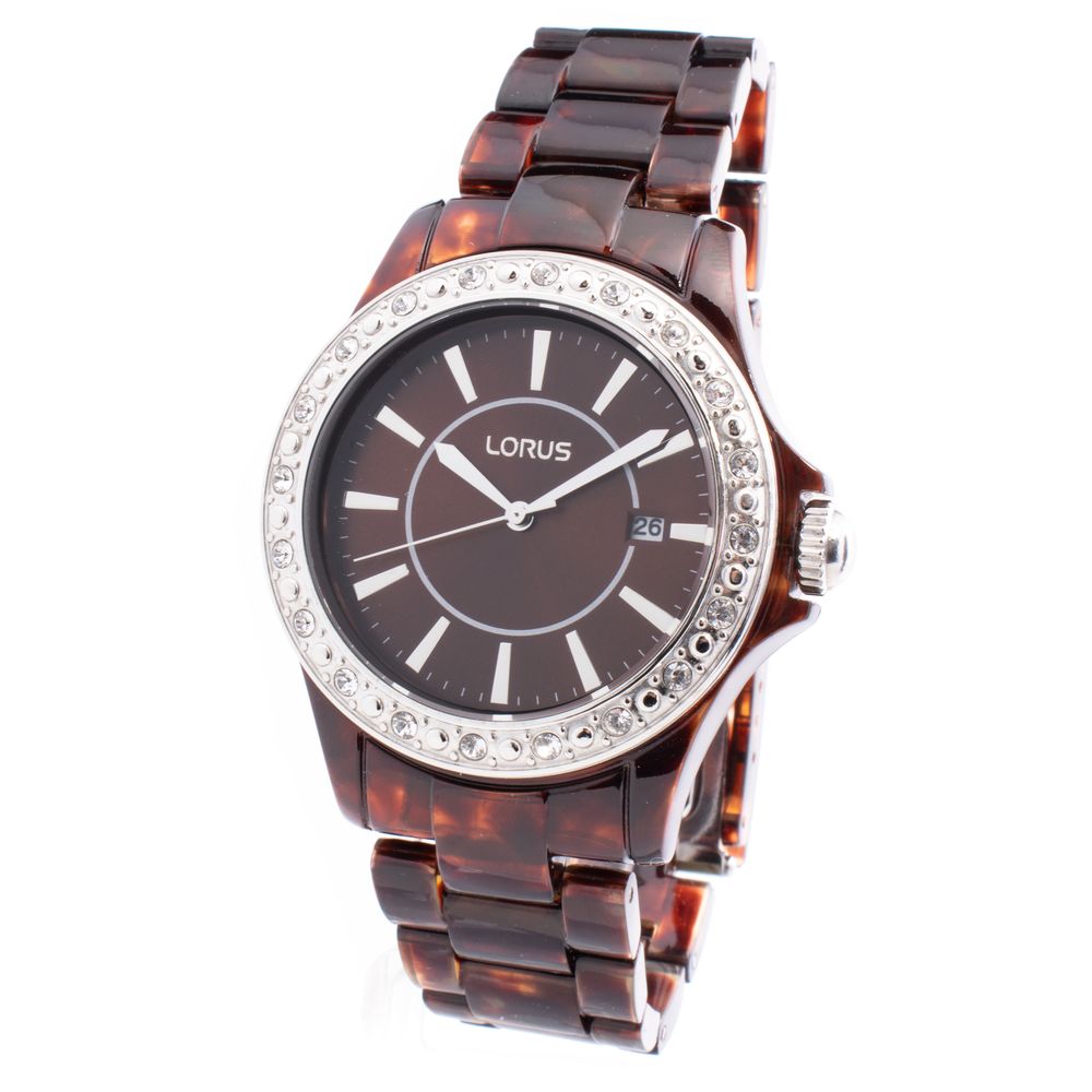 Lorus Brown Polyethylene Dress Watch