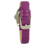 Chronotech Purple Leather Watch CHCT7094SS38AC