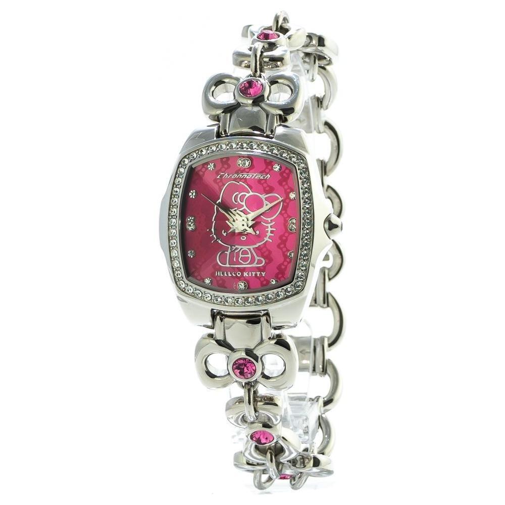 Chronotech Silver Stainless Steel Watch