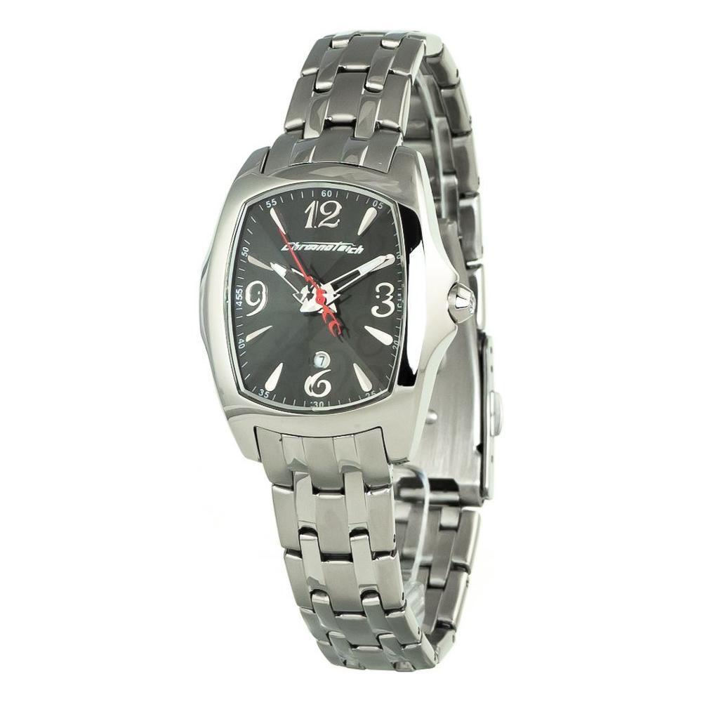 Chronotech Silver Stainless Steel Watch