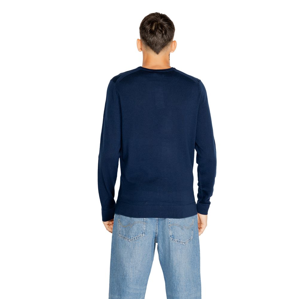 Calvin Klein Blue Recycled Wool Sportswear