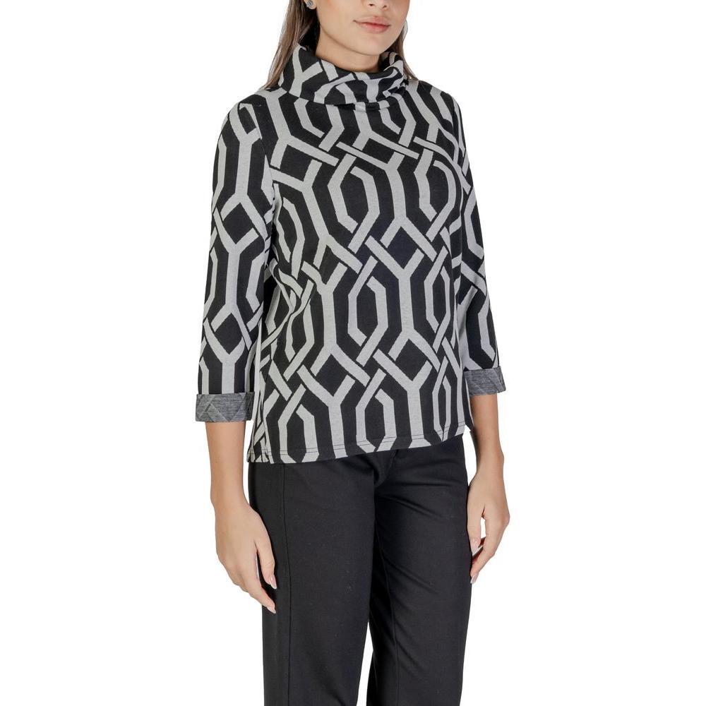 Street One Black Polyester Sweater