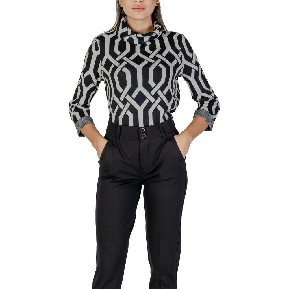 Street One Black Polyester Sweater