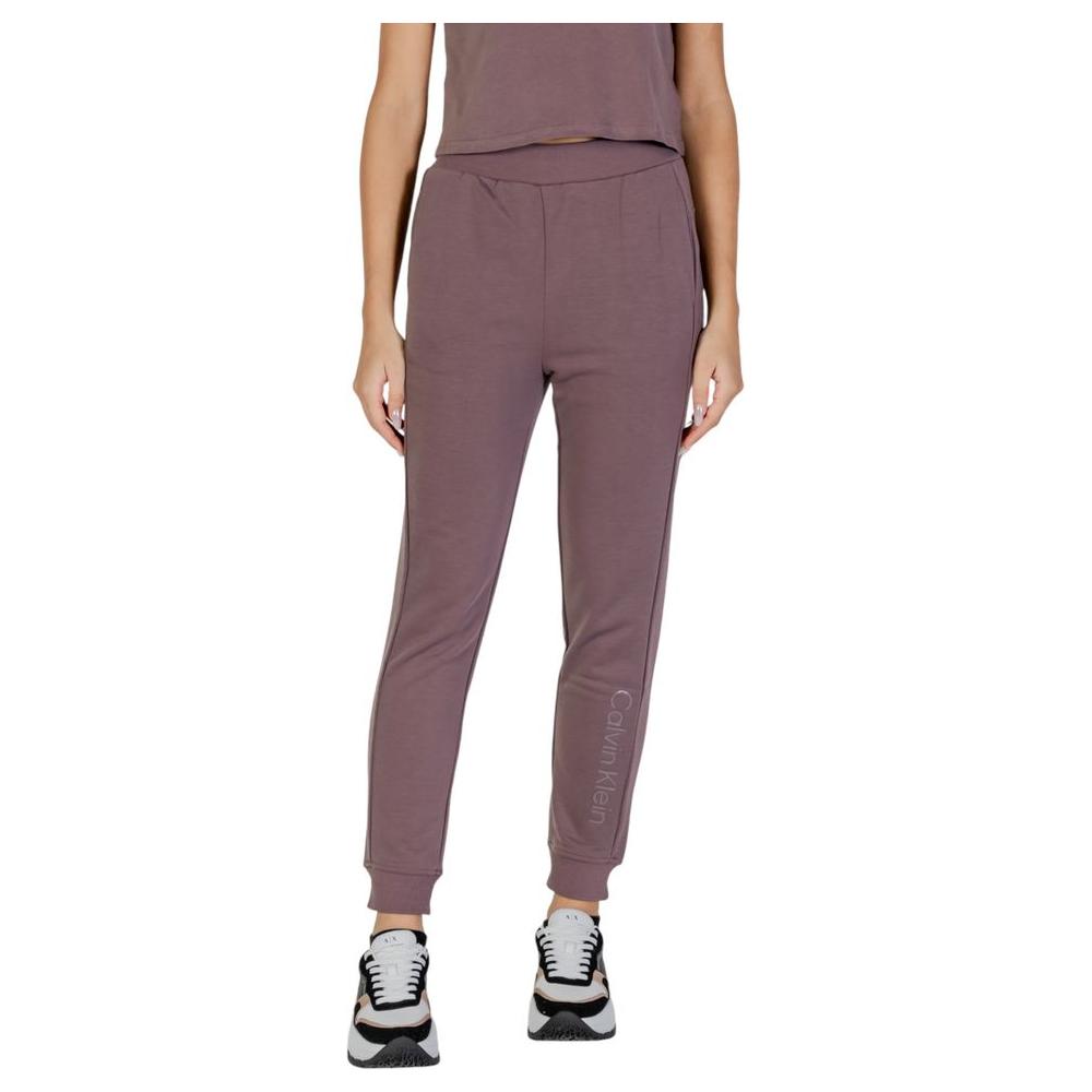 Calvin Klein Sport Purple Recycled Polyester Joggers for Women - Stylish, Eco-Friendly Workout Pants