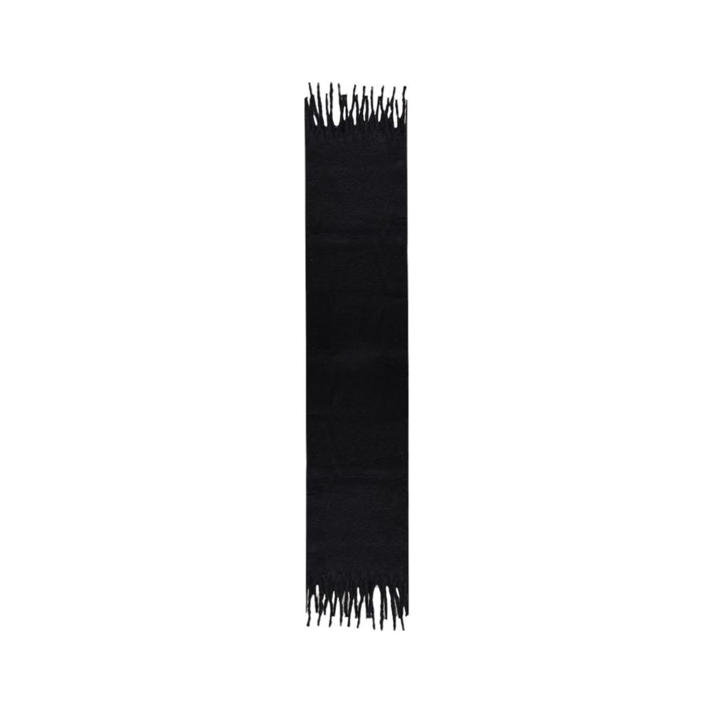 Antony Morato black polyester scarf for men, fall/winter collection, 100% polyester, men's accessories, elegant and warm scarf.