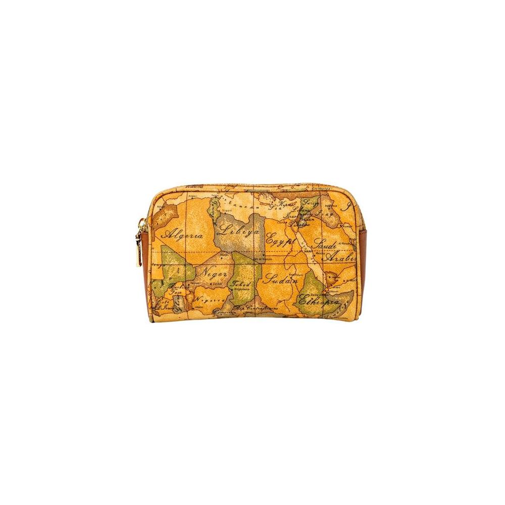 Alviero Martini Prima Classe leather belt bag with map design, showcasing elegant and durable craftsmanship.