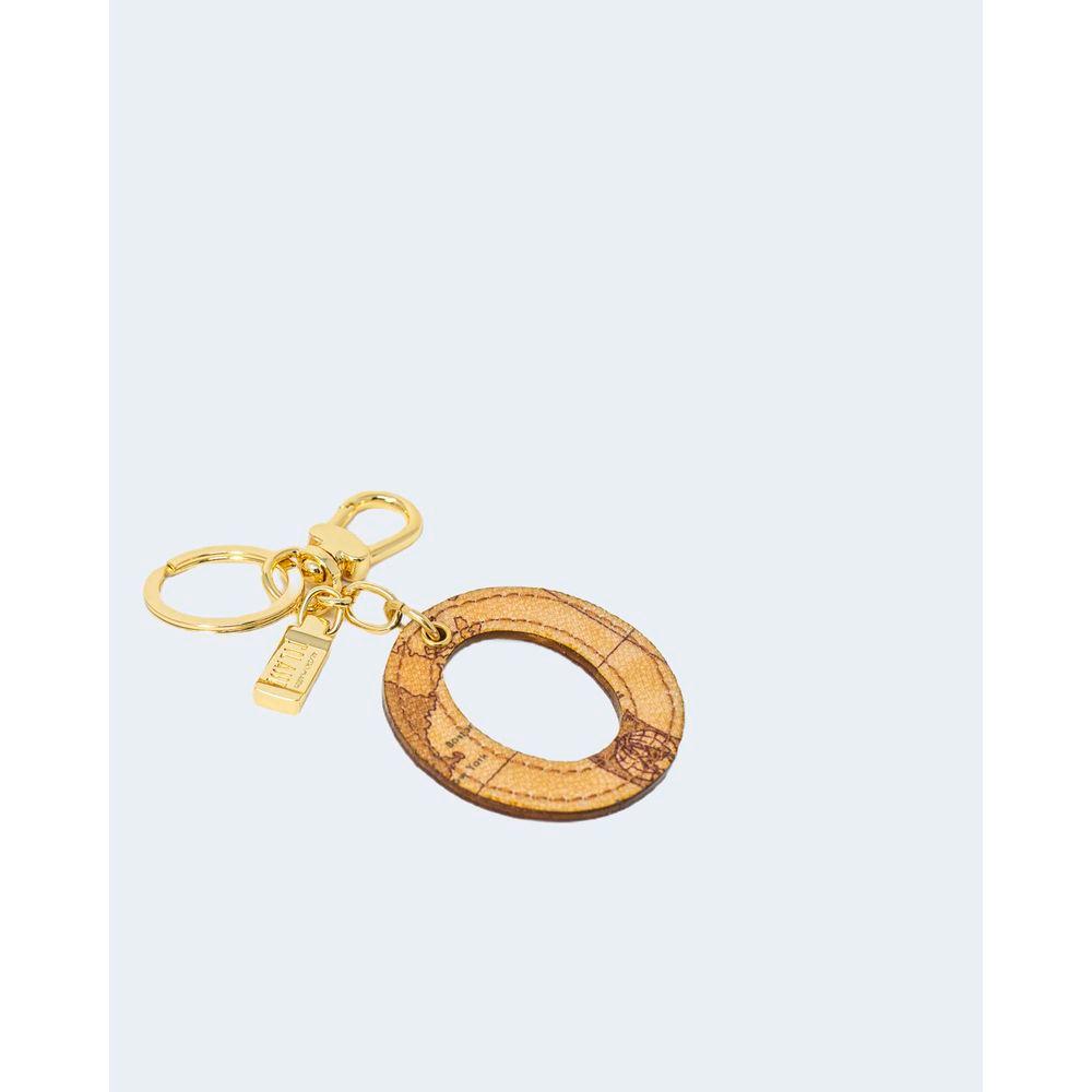 Alviero Martini Prima Classe Women's Beige Keychain, Autumn/Winter Collection, 100% Polyurethane, Elegant Design