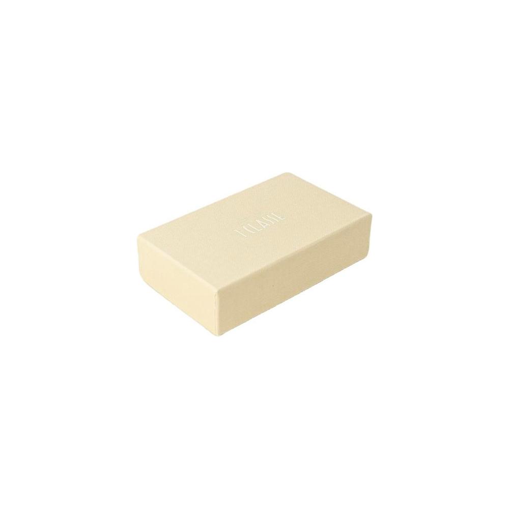 Rectangular beige gift box for Alviero Martini Prima Classe keychain, made from durable materials for elegant presentation.