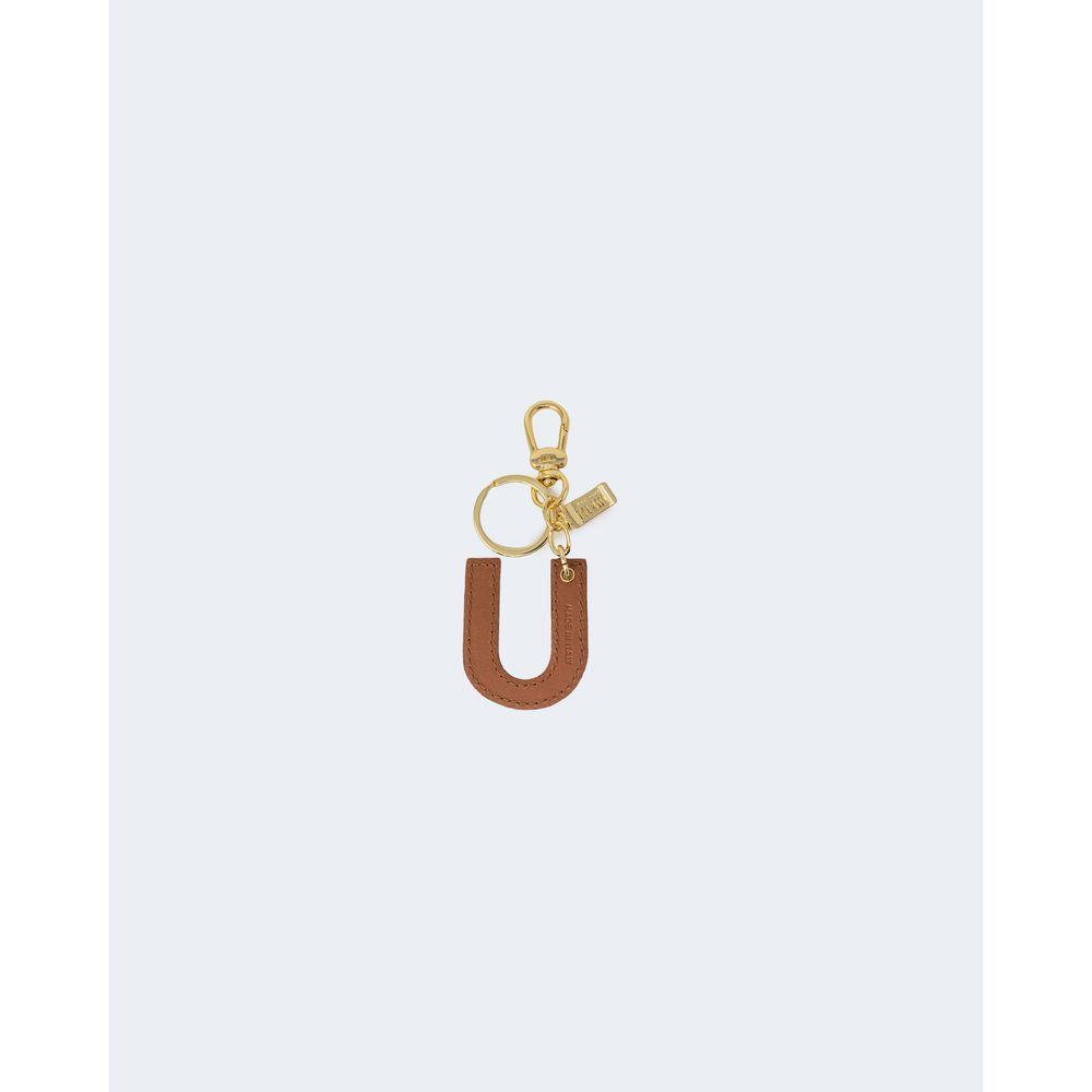 Alviero Martini Prima Classe beige leather keychain for women, perfect spring/summer accessory, featuring a stylish design and durable composition.