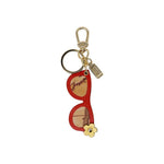 Alviero Martini Prima Classe Beige Leather Keychain ALMAPRCL-11403300127