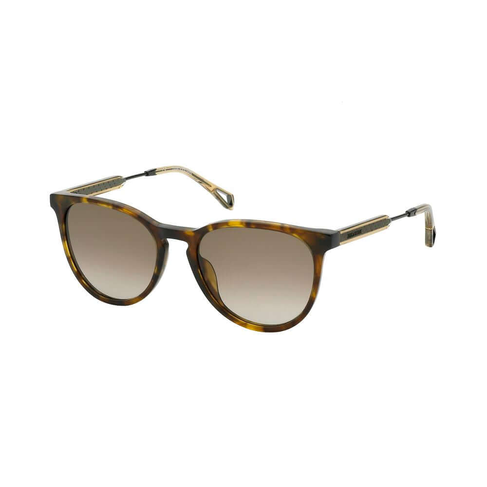 Zadig & Voltaire brown acetate sunglasses with gradient lenses, women’s SZV334540960, size 54/18/140 mm.