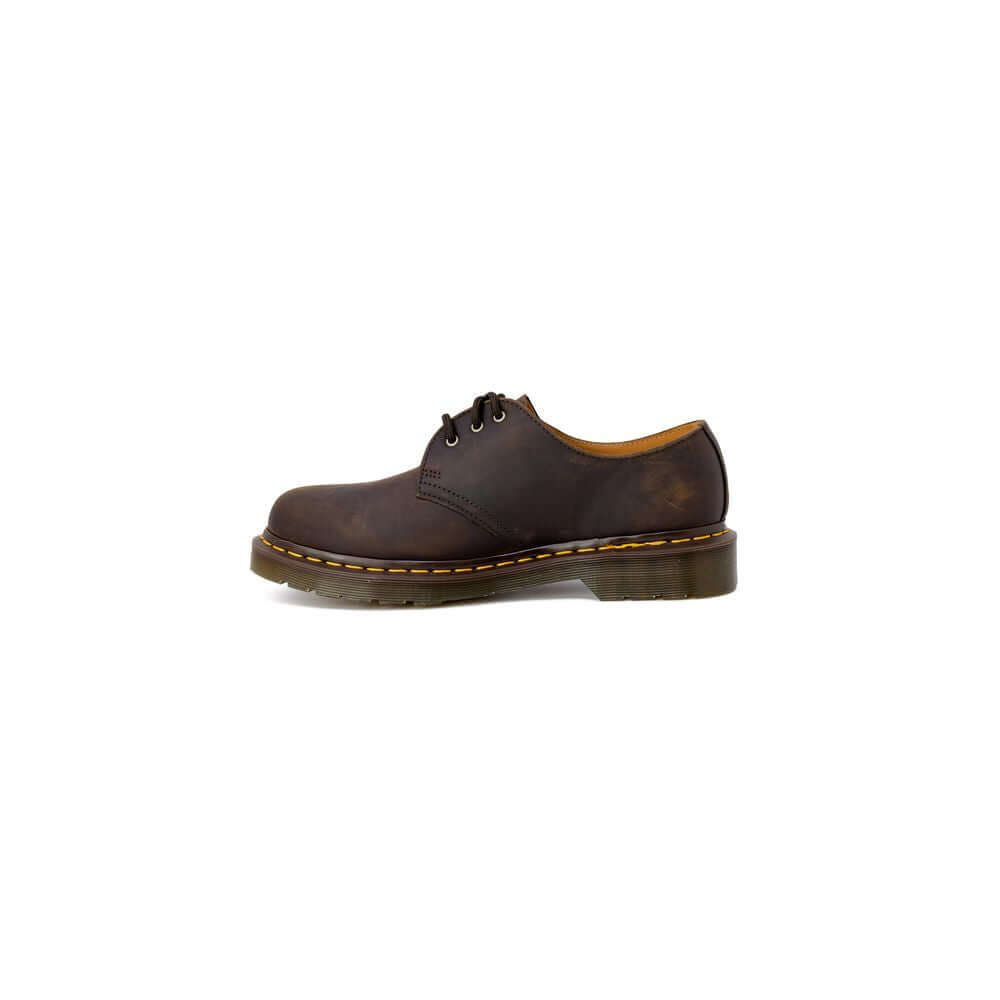 Dr. Martens brown leather casual men's elegant shoes, autumn/winter collection, 3cm heel height