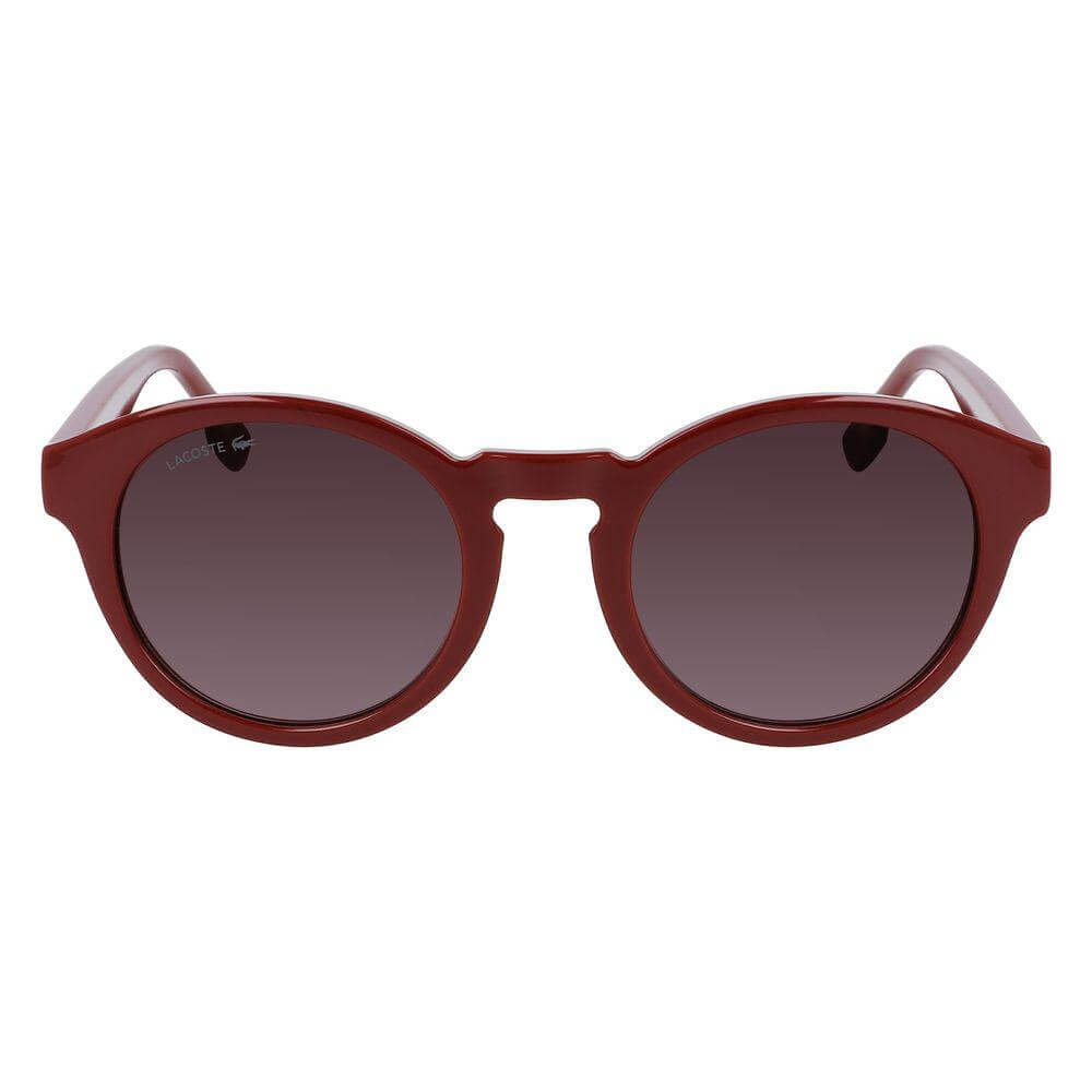 Lacoste Red Injected Women's Sunglasses, Model L952SRG-615, with 50/23/145mm dimensions, made of injected material, category 3.