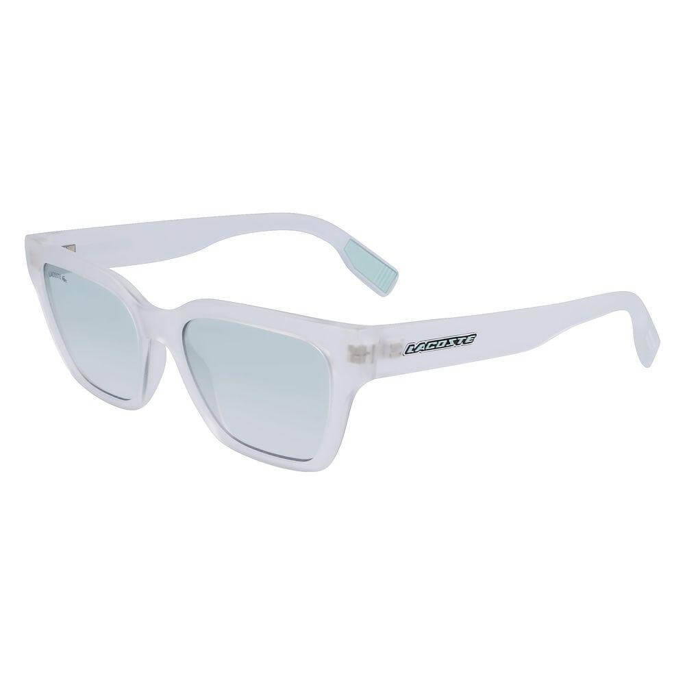 Lacoste transparent injected sunglasses, model L6002S-970, featuring a 53/17/145mm frame size, with filter 3 for women.