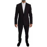 Dolce & Gabbana Purple MARTINI Wool Stretch 2 Piece Suit KOS1606-50
