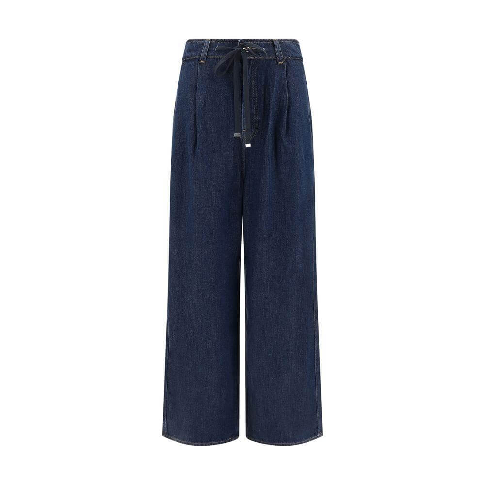 Tilda Women Jeans by 7For with drawstring waistband and pockets, showcasing modern style and comfort.
