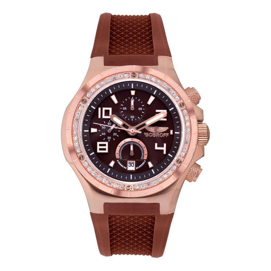 Bobroff Brown Rubber Watch