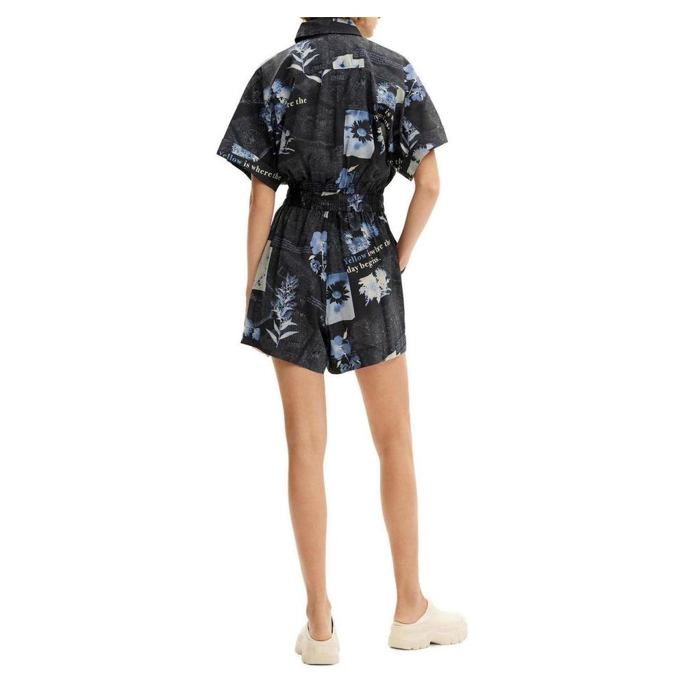 Desigual Blue Viscose Suits & Blazer
