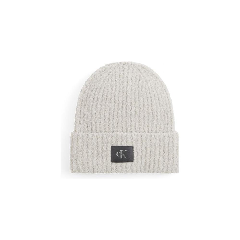 Calvin Klein Jeans Gray Marabou Caps Baseball Hat