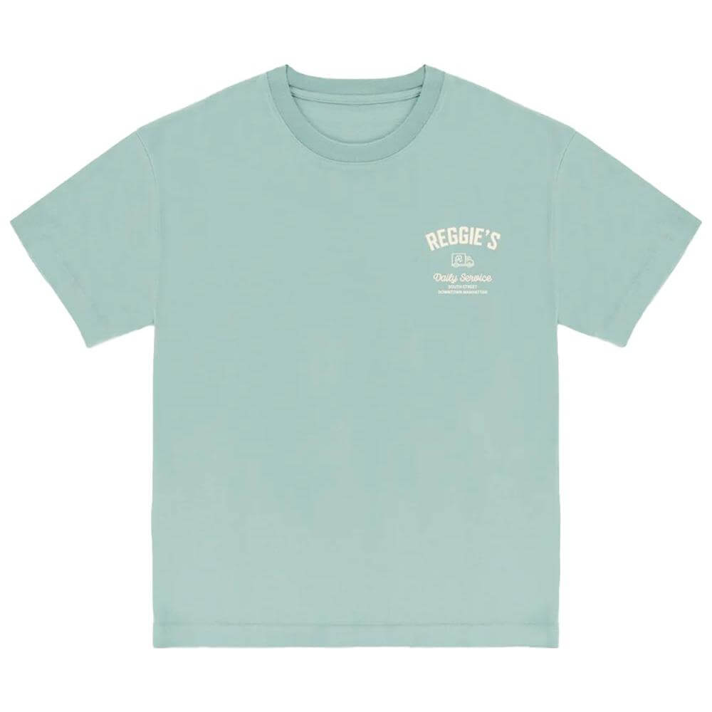 Refrigiwear green cotton T-shirt with crewneck and graphic print. Comfortable and stylish for casual wear.