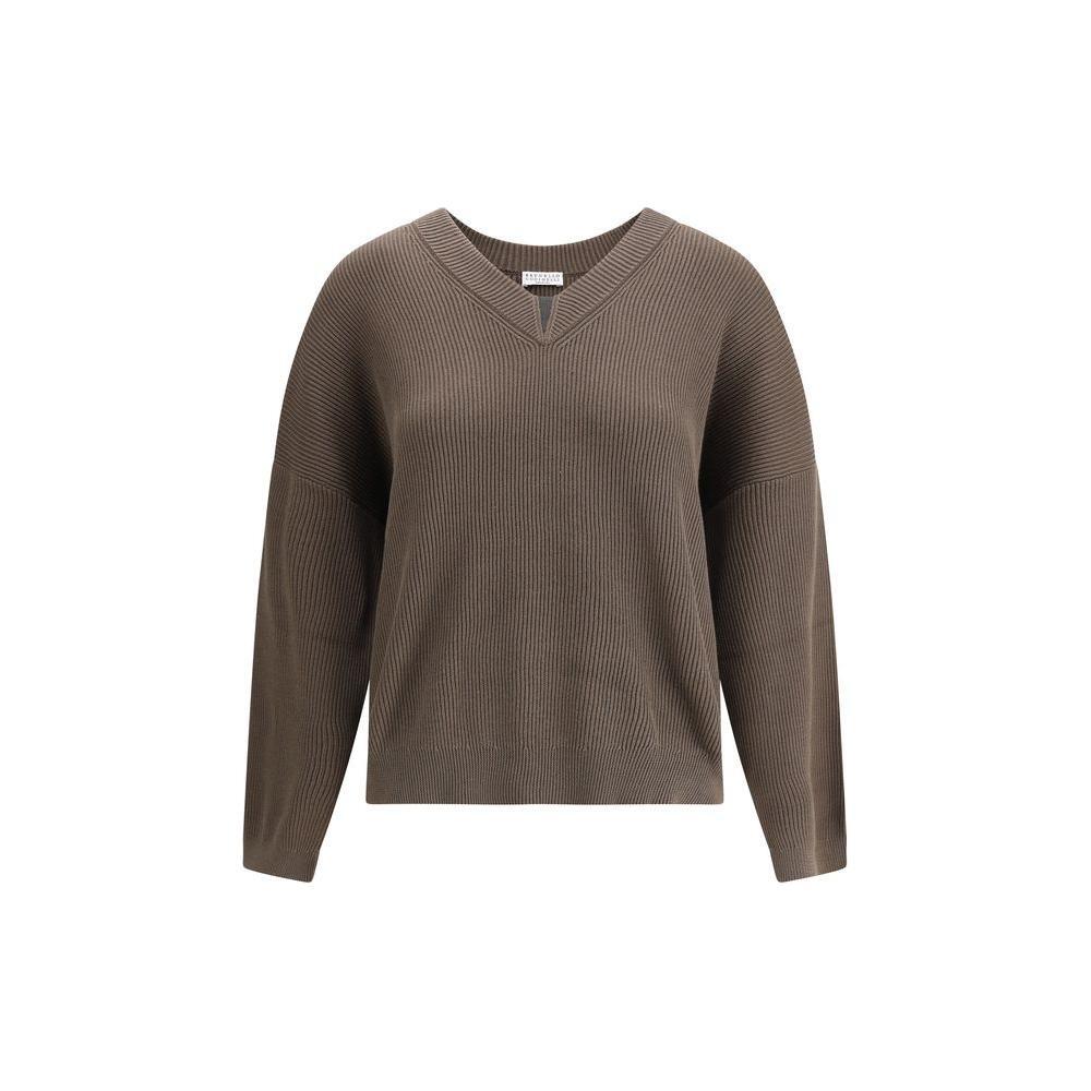 Brunello Cucinelli V-neck Sweater BR-M19255002C8705-L