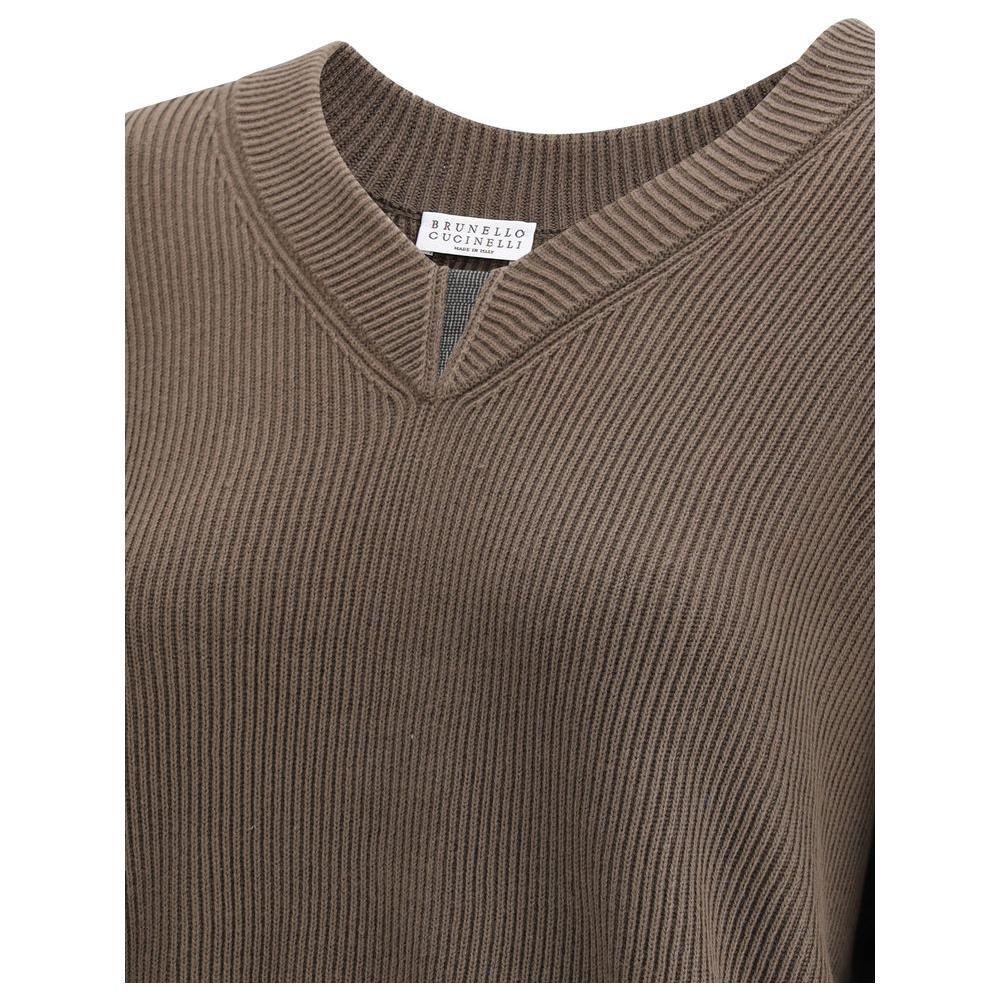Brunello Cucinelli V-neck Sweater BR-M19255002C8705-L