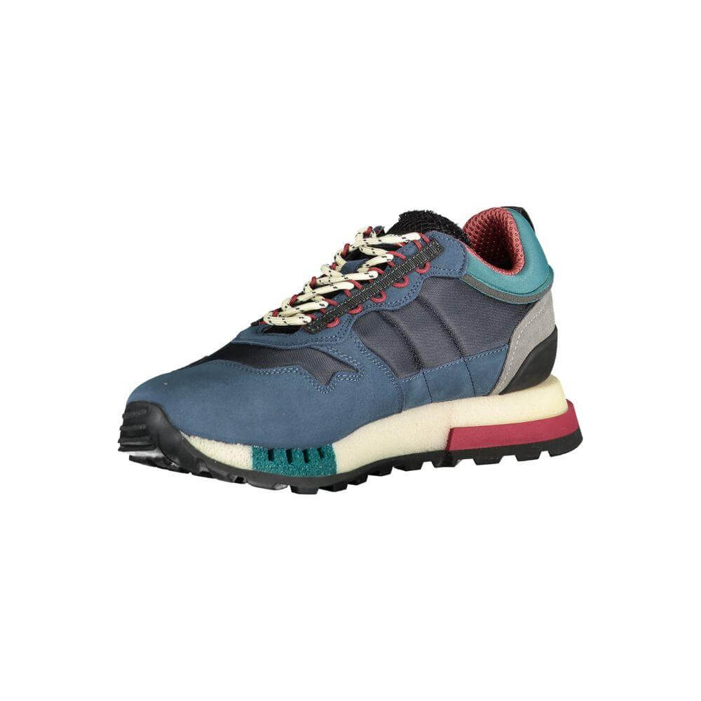 Blauer Blue Polyethylene Men's Sneaker with Contrasting Details and Removable Footbed, Perfect for Urban and Sporty Looks.