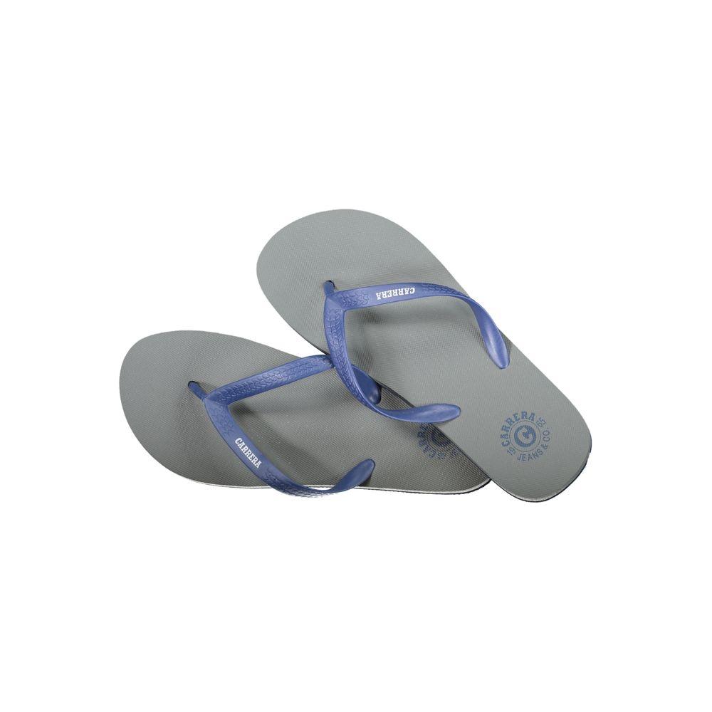 Carrera Brown Polyethylene Men Sandals with contrasting details and logo, ideal for beach or casual outings, offering style and comfort.