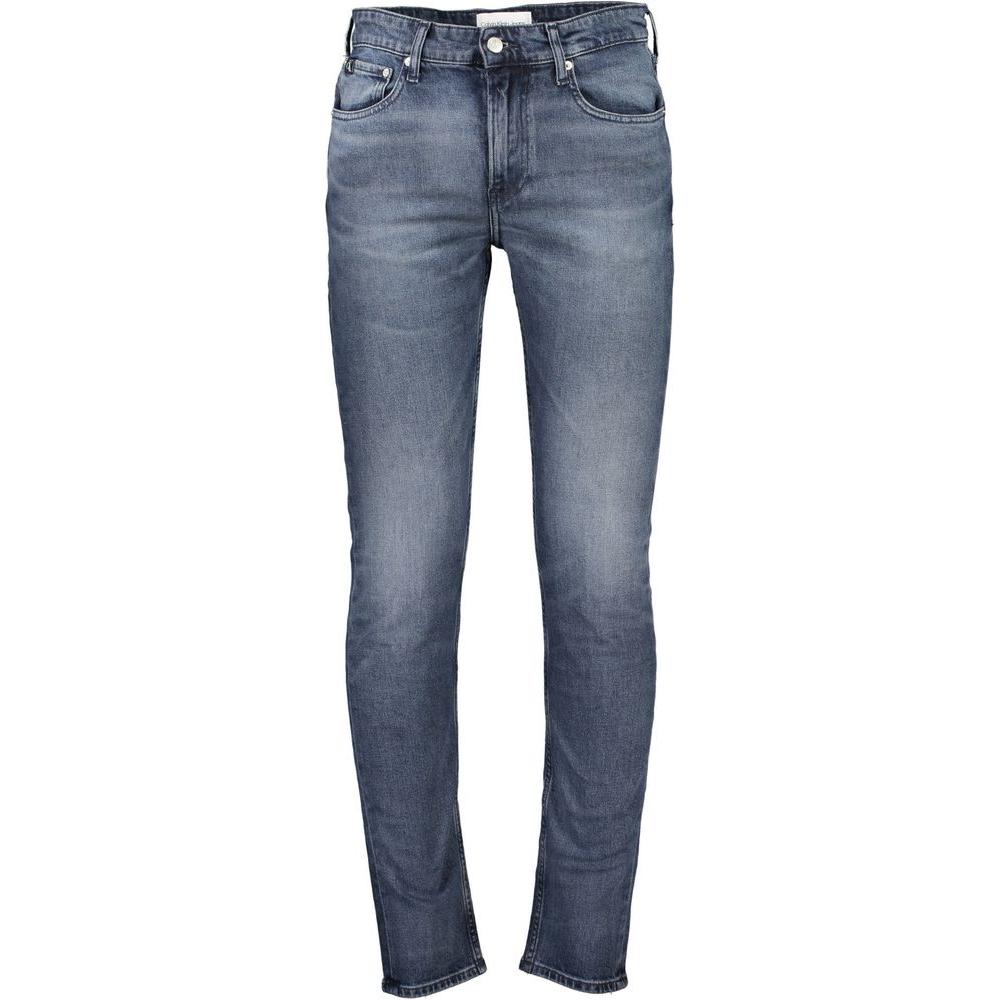 Calvin Klein Blue Cotton Jeans & Pant