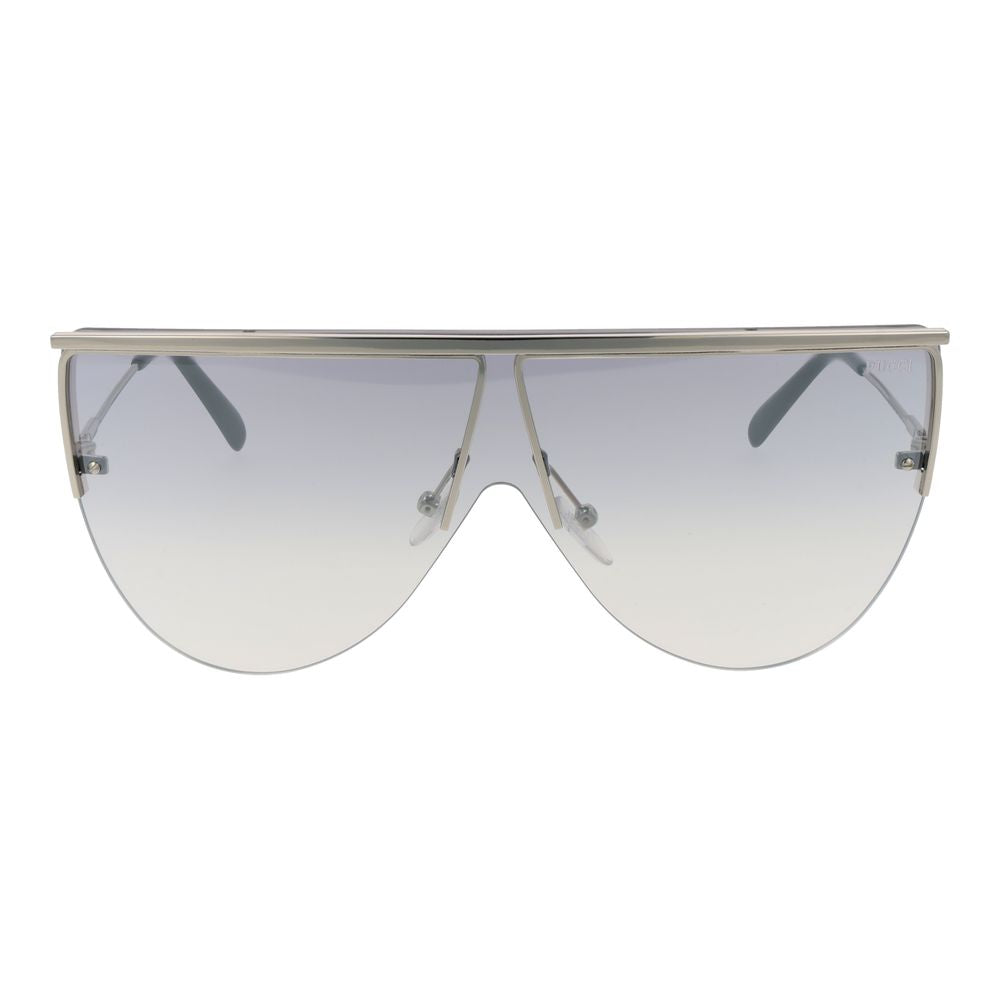 Emilio Pucci Silver Metal Sunglasses
