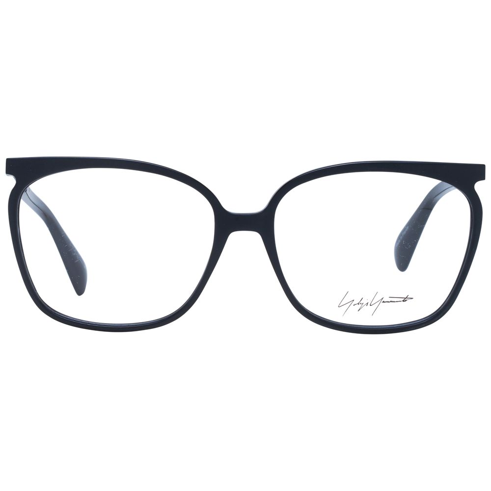 Yohji Yamamoto Black Unisex Glasses Frame